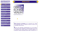 Desktop Screenshot of dreikoenigsverein.de